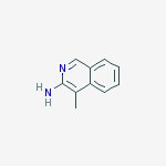 Chemical structure of 4-methylisoquinolin-3-amine