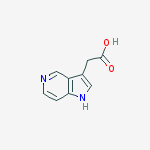 2-(1H-pyrrolo[4,5-c]pyridin-3-yl)acetic acid结构式