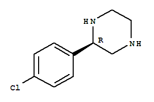 Structure of 2-(4-chlorophenyl)piperazine