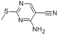 4-氨基-2-(甲基硫代)嘧啶-5-腈结构式