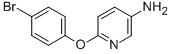 Structure of 6-(4-BROMOPHENOXY)PYRIDIN-3-AMINE