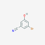 Structure of 3-BROMO-5-HYDROXYBENZONITRILE