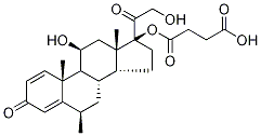 Structure of methylprednisolone 17-hemisuccinate