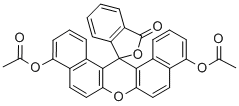 Structure of NAPHTHOFLUORESCEIN DIACETATE