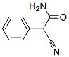 Structure of Benzeneacetamide,  -alpha--cyano-