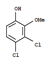 Structure of 3,4-DICHLORO-2-METHOXYPHENOL