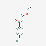 ETHYL 3-(4-HYDROXYPHENYL)-3-OXOPROPANOATE, 98%结构式