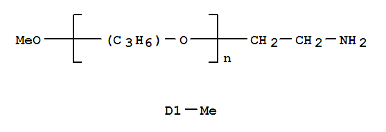 Structure of JEFFAMINE M-600(R)