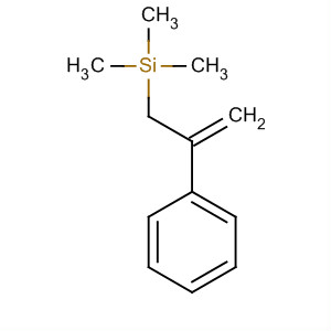 Silane, trimethyl(2-phenyl-2-propenyl)-结构式