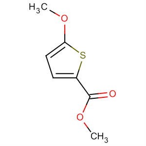 Structure of 2-Thiophenecarboxylic acid, 5-methoxy-, methyl ester