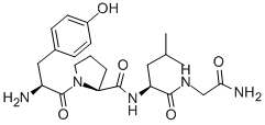 Structure of tyrosyl-prolyl-leucyl-glycinamide
