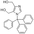 Structure of [4-(HYDROXYMETHYL)-1-TRITYL-1H-IMIDAZOL-5-YL]METHANOL