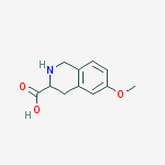 Structure of 6-Methoxy-1,2,3,4-tetrahydroisoquinoline-3-carboxylic acid