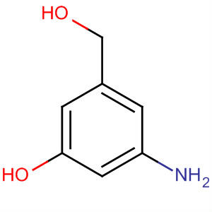 Structure of Benzenemethanol, 3-amino-5-hydroxy-