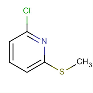 Pyridine, 2-chloro-6-(methylthio)-结构式