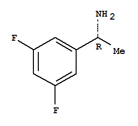 Structure of (1R)-1-(3,5-difluorophenyl)ethanamine