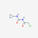 3-(2-Chloroacetyl)-1-cyclopropylurea结构式