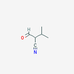 Structure of 2-formyl-3-methylButanenitrile