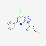 Structure of Ethyl 7-chloro-5-phenylpyrazolo[1,5-a]pyrimidine-3-carboxylate