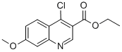 Structure of Ethyl 4-chloro-7-methoxyquinoline- 3-carboxylate