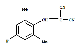 Structure of Propanedinitrile,2-[(4-fluoro-2,6-dimethylphenyl)methylene]-