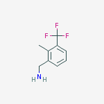 Structure of (2-methyl-3-(trifluoromethyl)phenyl)methanamine