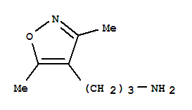 3-(3,5-二甲基异恶唑-4-基)丙-1-胺 HCL 0.4H2O结构式