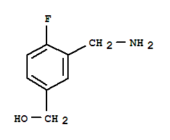 Structure of Benzenemethanol,3-(aminomethyl)-4-fluoro-