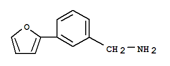 [3-(2-FURYL)PHENYL]METHYLAMINE结构式