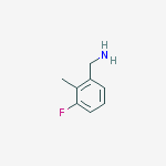 Structure of 1-(3-fluoro-2-methylphenyl)methanamine
