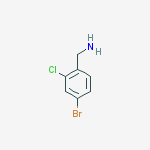 4-Bromo-2-chloro-benzylamine结构式