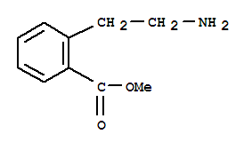 Structure of METHYL 2-(2-AMINOETHYL)BENZOATE
