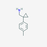 Structure of [1-(4-methylphenyl)cyclopropyl]methanamine