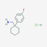 Structure of 1-[1-(4-FLUOROPHENYL)CYCLOHEXYL]METHANAMINE