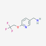 Structure of (6-(2,2,2-trifluoroethoxy)pyridin-3-yl)methanamine