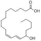 Chemical structure of (+/-)15-HEDE