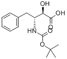 Structure of N-BOC-(2R,3R)-2-HYDROXY-3-AMINO-4-PHENYLBUTANOIC ACID