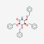 Structure of 2-PIPERIDINONE, 3,4,5-TRIS(PHENYLMETHOXY)-6-[(PHENYLMETHOXY)METHYL]-, (3R,4S,5R,6R)-
