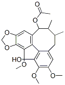Structure of 8-Acetyloxy-5,6,7,8-tetrahydro-2,3,13-trimethoxy-6,7-dimethylbenzo[3,4]cycloocta[1,2-f][1,3]benzodioxol-1-ol