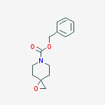 Structure of benzyl 1-oxa-6-azaspiro[2.5]octane-6-carboxylate