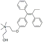 Structure of N-METHYL-N-(2-HYDROXYETHYL)TAMOXIFEN