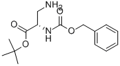 (S)- 3 -氨基- 2 -羰基氨基丙酸叔丁酯结构式