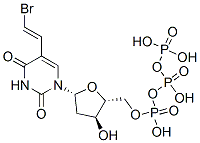 5-(2-bromovinyl)-2-deoxyuridine-5-triphosphate结构式