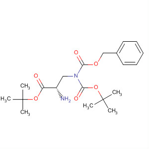 Structure of L-Alanine,N-[(1,1-dimethylethoxy)carbonyl]-3-[[(phenylmethoxy)carbonyl]amino]-,1,1-dimethylethyl ester