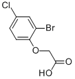 Structure of (2-BROMO-4-CHLORO-PHENOXY)-ACETIC ACID