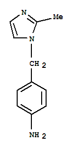 Structure of 4-(2-METHYLIMIDAZOL-1-YLMETHYL)PHENYLAMINE