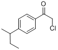 1-[4-[(2R)-butan-2-yl]phenyl]-2-chloro-ethanone结构式