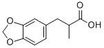 Structure of 2-Methyl-3-[(3,4-methylenedioxy)phenyl]propionic acid, 98%