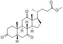 Structure of 5-BETA-CHOLANIC ACID-3,7,12-TRIONE METHYL ESTER