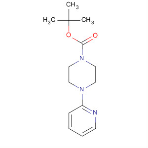 Structure of 1-PIPERAZINECARBOXYLIC ACID, 4-(2-PYRIDINYL)-, 1,1-DIMETHYLETHYL ESTER